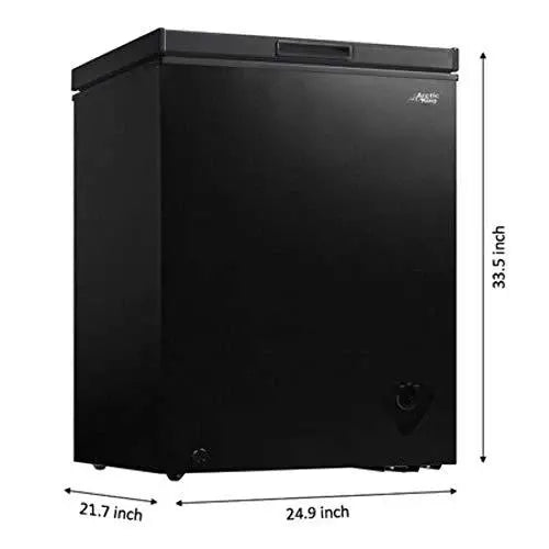 5-Cubic-Foot Upright Chest Freezer  Compact Energy-Efficient Unit for Home, Garage, Basement, or Small Business Use