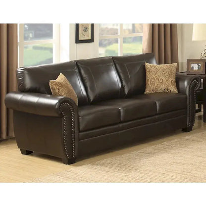 Louis-Style Sofa and Matching Loveseat Set for Contemporary Living Rooms