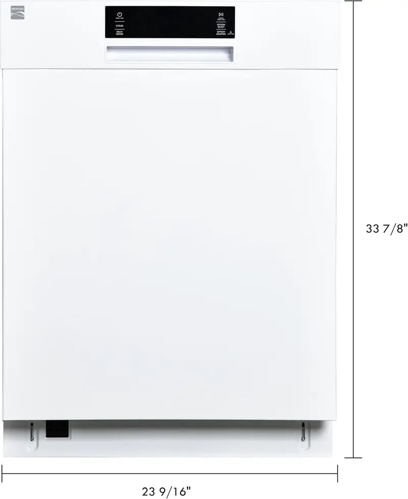 Kenmore 24-Inch Built-In Dishwasher  Stainless Tub with Customizable Rack System