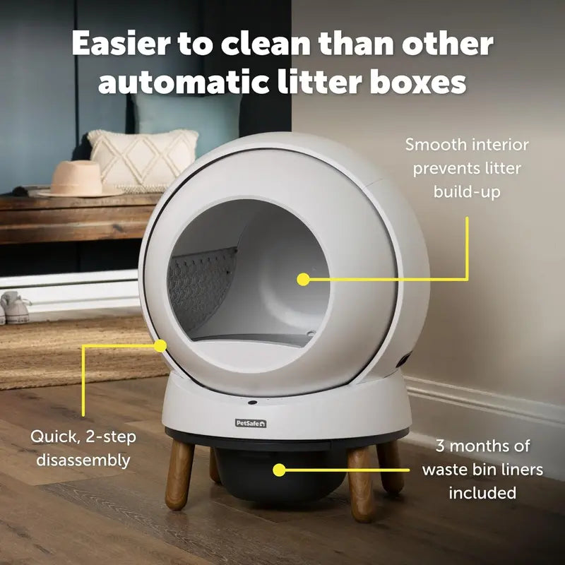 PetSafe ScoopFree Connect Self-Cleaning Litter Box  Wi-Fi Enabled with Health Tracking & App Alerts