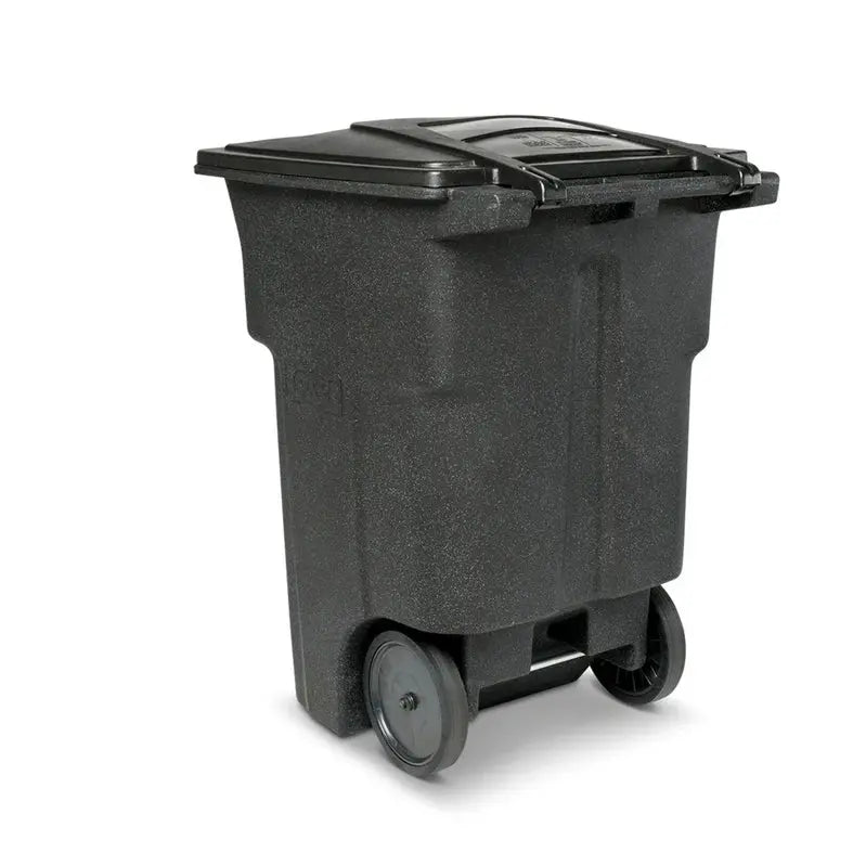 Toter 96-Gallon Residential Trash Can  Heavy-Duty Wheeled Bin with Smooth-Roll Casters & Secure Lid