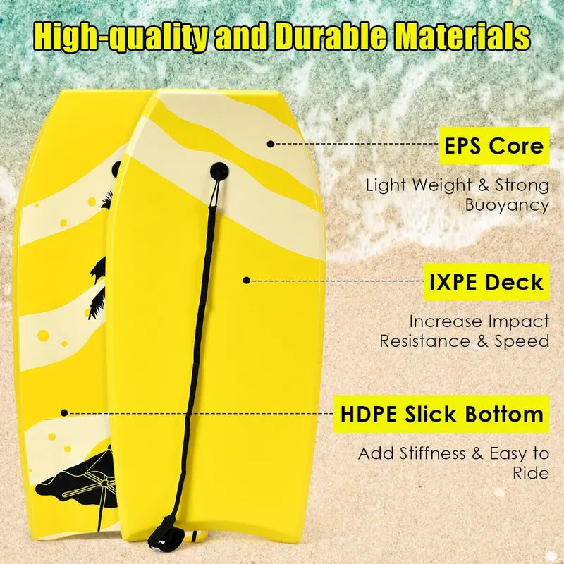 Lightweight EPS-Core Bodyboard for Beginners and Recreational Riders