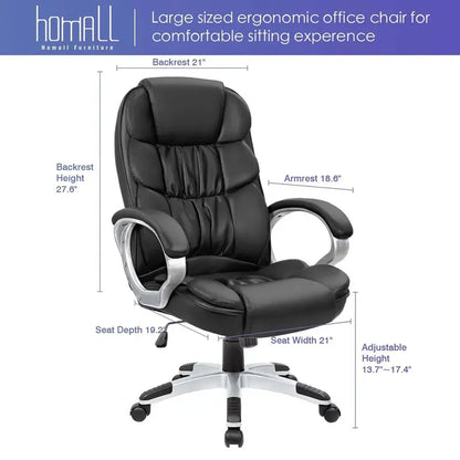 Homall Ergonomic Office Chair  High-Back Mesh Computer Chair with Lumbar Support