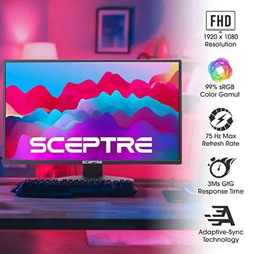 Sceptre 24  Ultra Thin 75Hz 1080p LED Monitor