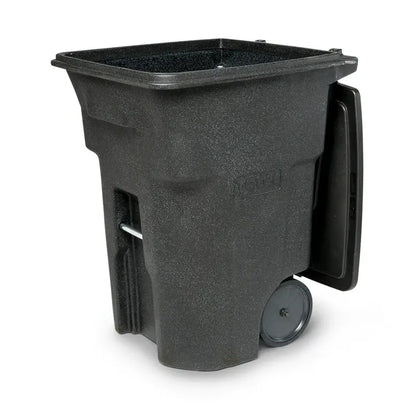 Toter 96-Gallon Residential Trash Can  Heavy-Duty Wheeled Bin with Smooth-Roll Casters & Secure Lid