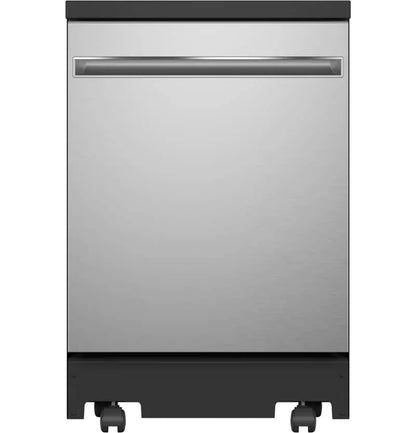 24″ Stainless Steel Portable Dishwasher  Compact Countertop Unit with Sanitize Cycle Function