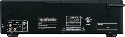 Onkyo DXC390 6-Disc CD Changer  Sleek Black Audio Component with Auto-Play Function