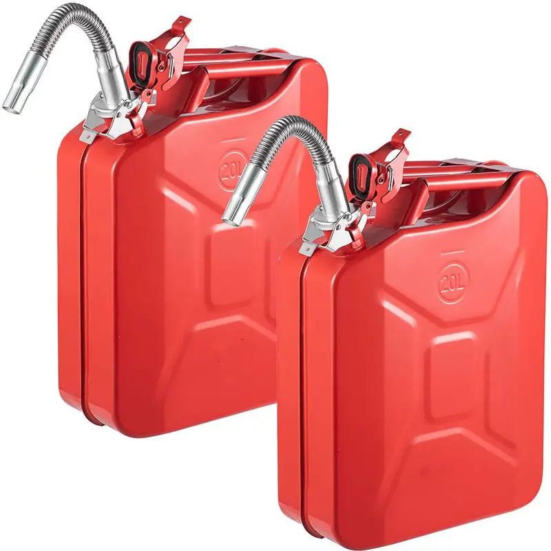 5.3-Gallon Jerry Can with Flexible Spout System  20L Fuel Container for Safe, Controlled Dispensing