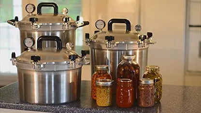 All American 30-Quart Pressure Canner & Cooker  Silver, 930 Model