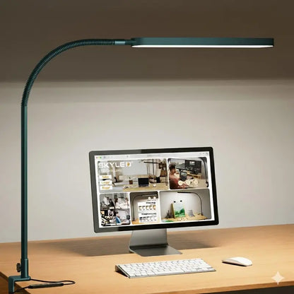 Adjustable LED Desk Lamp for Home Office  5 Color Temperatures & 11-Step Dimming