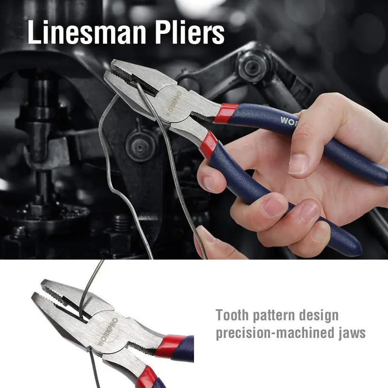 WORKPRO 7-Piece Multifunction Pliers Set for Home & DIY Projects
