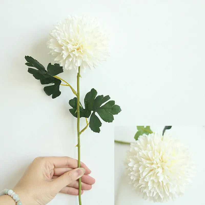Christmas Silk Flower Ornaments  Festive Artificial Floral Accents for Holiday Decor