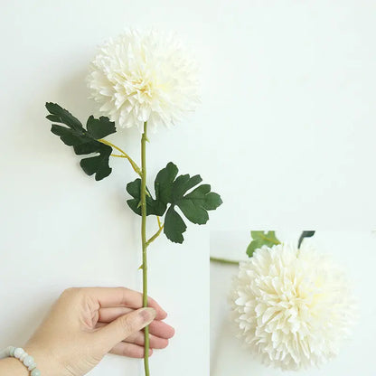 Christmas Silk Flower Ornaments  Festive Artificial Floral Accents for Holiday Decor