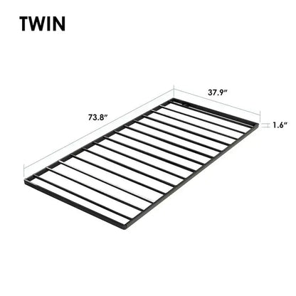 Crown Comfort 1.6-Inch Metal Bunkie Board for Bed Slat Replacement