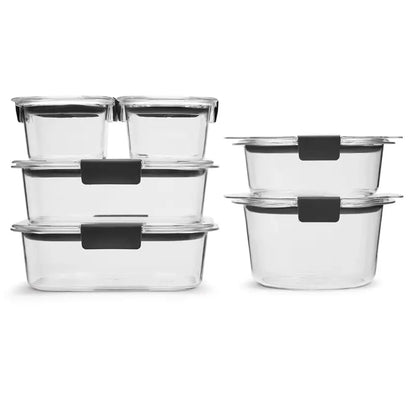 Airtight Meal Prep Containers with Secure Lids for Fresh Food Storage