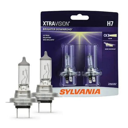Sylvania XtraVision H7 Halogen Headlight Bulbs (2-Pack)