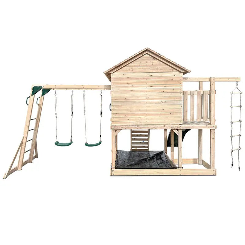 Lifespan Kingston Kids’ Cubby House Featuring a 2.2-Meter Green Slide