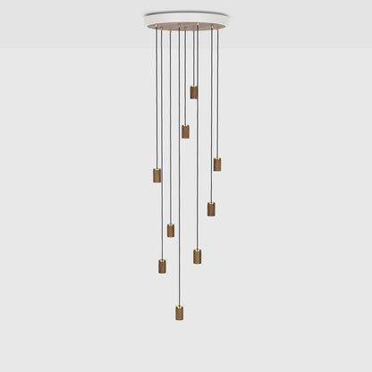 The Original Nine Pendant in Walnut