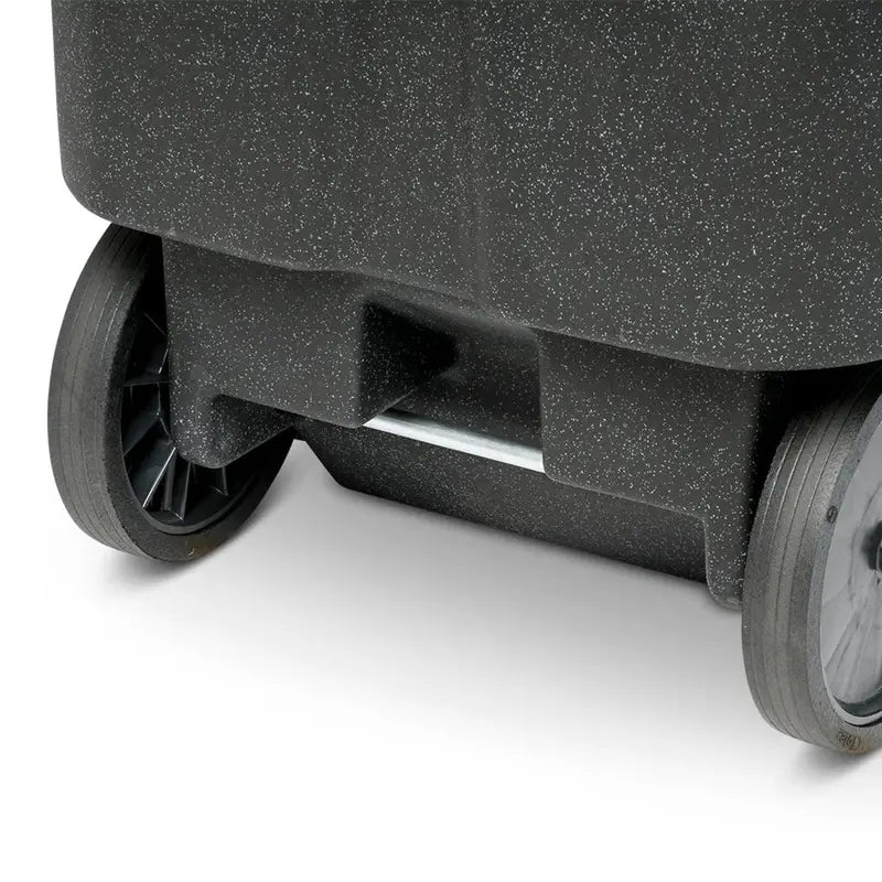 Toter 96-Gallon Wheeled Trash Can  Smooth-Rolling Dual Wheels, Snap-On Lid & Durable Resin Construction