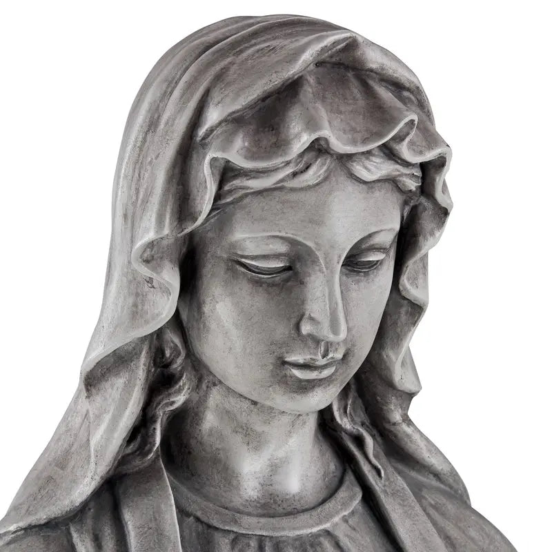 John Timberland Outdoor Statue 29 1/2″ High Virgin Mary Sculpture for Yard Garden Patio Deck Home Entryway Hallway