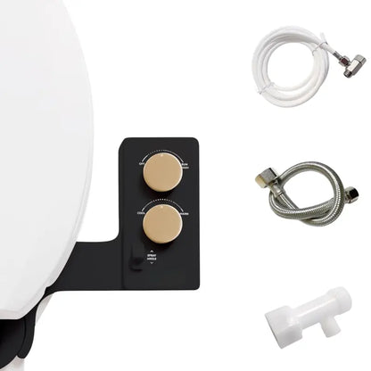 Non-Electric Bidet Seat Attachment  Manual Water Pressure Control, No Installation Tools Required