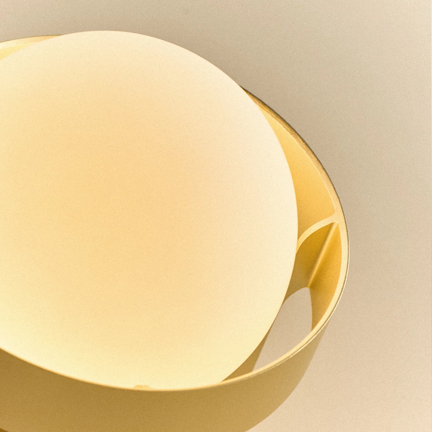 Loop Wall Light in Gold + Sphere IV