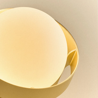 Loop Wall Light in Gold + Sphere IV