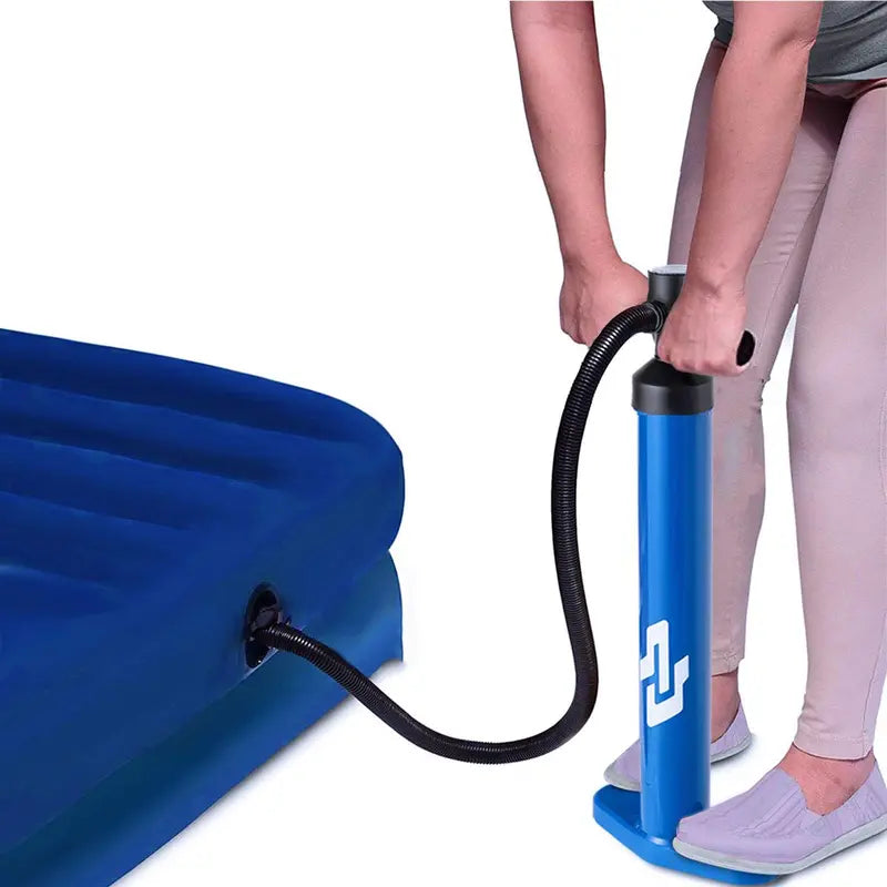 Dual-Action Hand Pump  High-Pressure Manual Air Pump for Inflatables and Sports Gear