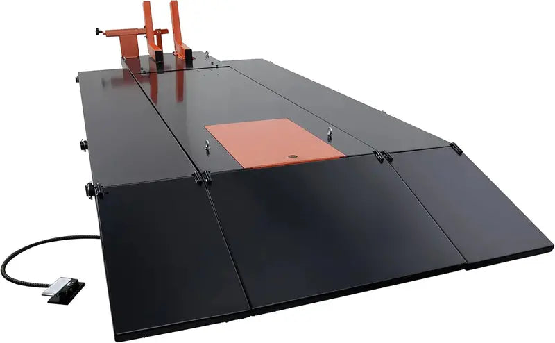 1500-LB Air-Powered Motorcycle & ATV Lift Table  48-Inch Wide with Side Extensions and 2-Year Warranty