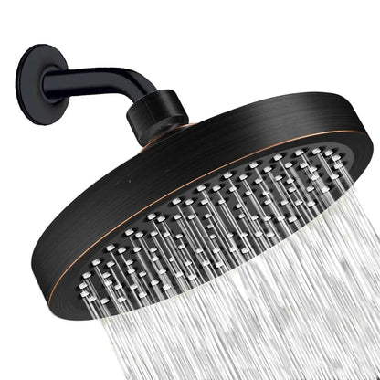 Adjustable High-Pressure Rainfall Showerhead  Swivel Mount, Full-Coverage Spray Pattern