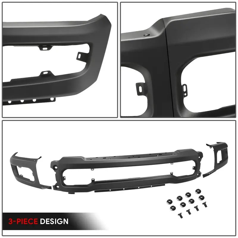 Modular Front Bumper for 20232026 Ford F-250/F-350 Super Duty  Includes Parking Sensor Holes