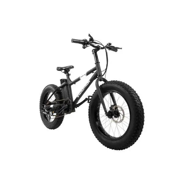 Swagtron EB-6 Kids’ Electric Fat-Tire Bike  Matte Black