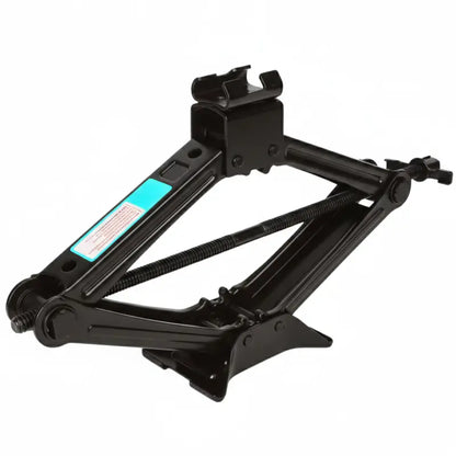 Manual Scissor Jack Kit  2-Ton Crank-Style Lift with Complete Tire-Change Set