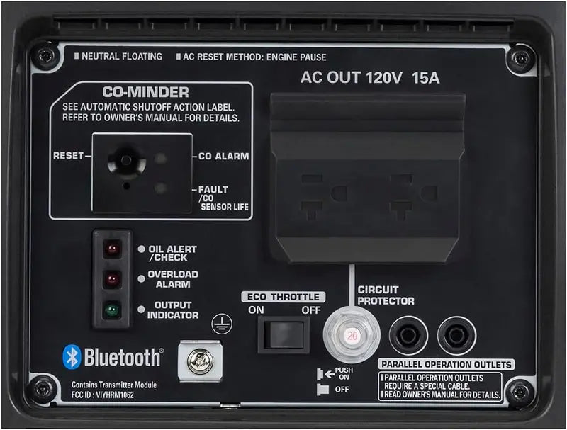 Honda EU2200i Portable Inverter Generator  2200-Watt Quiet Power with CO-Minder Safety Tech