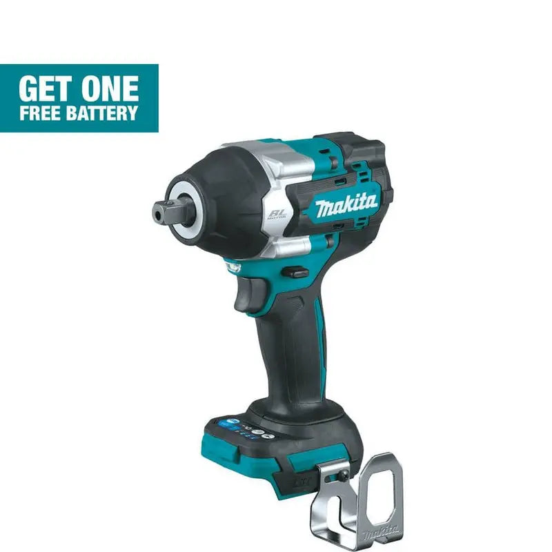Makita 18V LXT Lithium-Ion Brushless Cordless 4-Speed Mid-Torque 1/2 in. Impact Wrench w/ Detent Anvil (Tool Only) XWT18Z