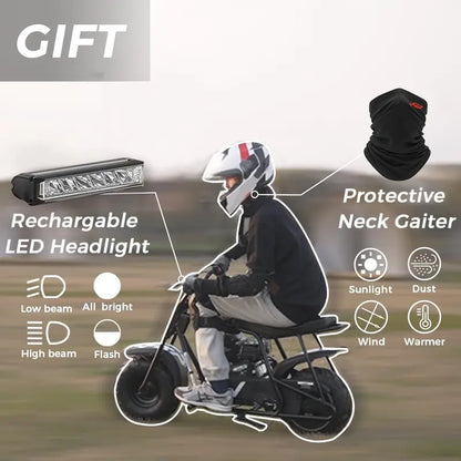 GMB100 99cc Mini Dirt Bike  4-Stroke Trail Bike for Teens & Adults, 24 mph Top Speed, 185 lb Weight Capacity