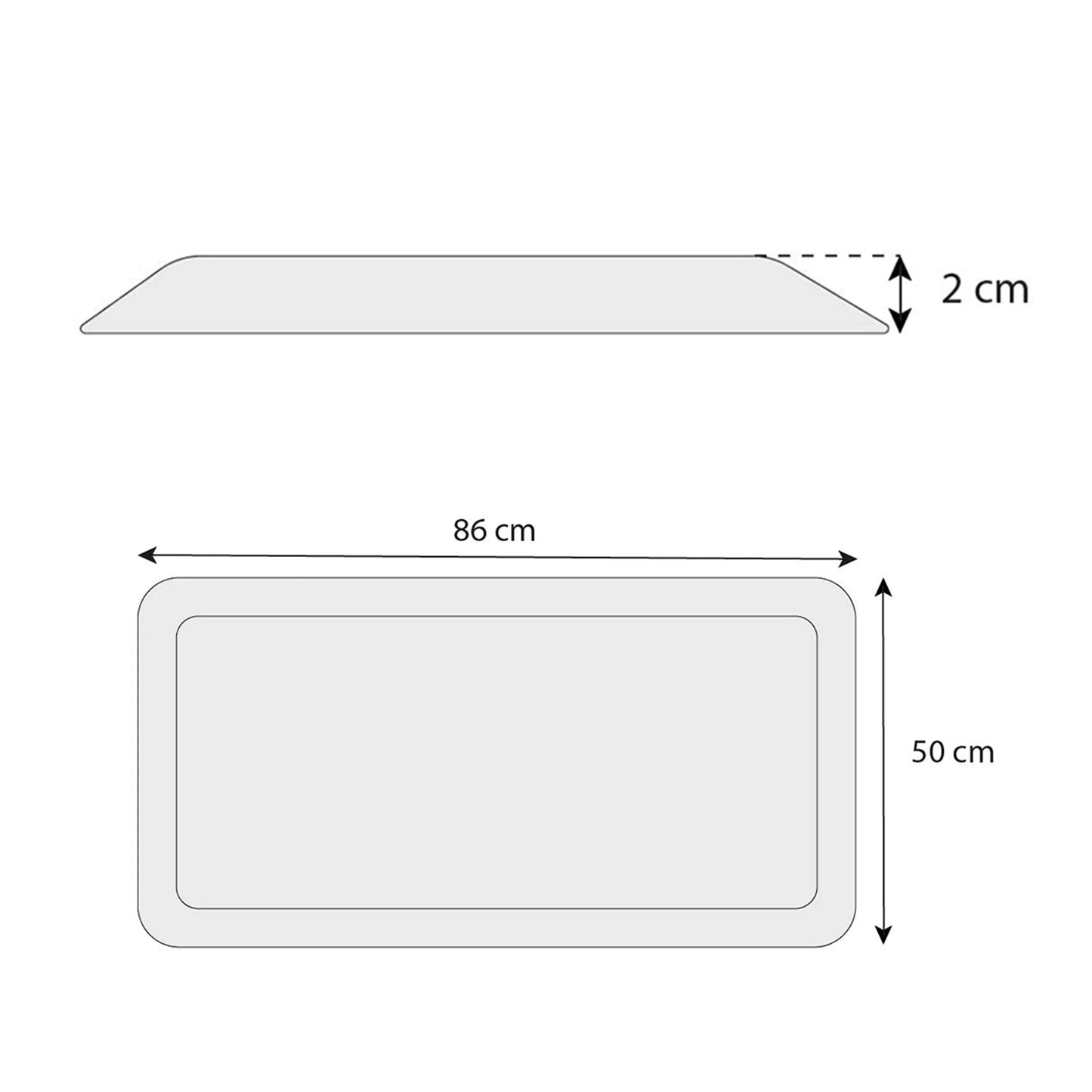 Tapis anti-fatigue 50 x 86 cm - STANDING MAT