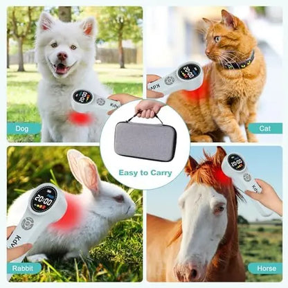 Pet Laser Therapy Device 4x980nm+16x660nm+4x810nm for Dogs & Cats Pain Relief & Inflammation Reduction