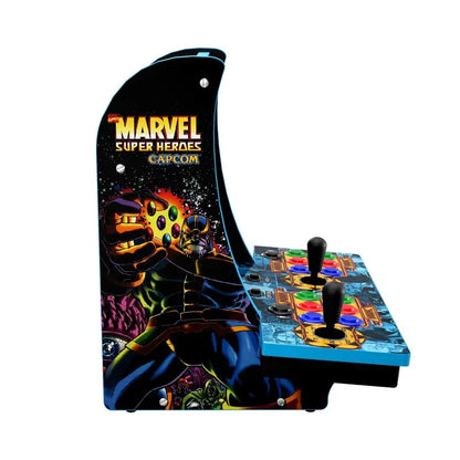 Arcade1UP Marvel Superheroes 2-Player Counter-Cade with Lit Marquee & Headphones Jack