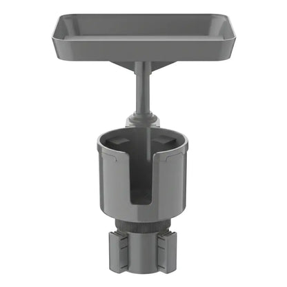 Rotating Car Cup Holder Tray with 360° Swivel and Adjustable Expandable Base
