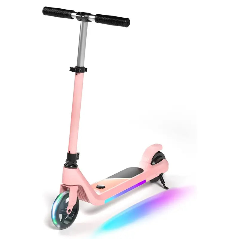 Kids’ Electric Scooter (Ages 610) with Glow-in-the-Dark Wheels & Speed Control