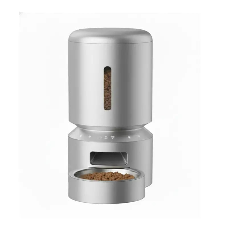 Wi-Fi Enabled 5L Smart Pet Feeder with Voice Recording & Scheduled Meals