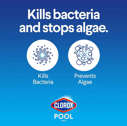 Clorox 3″ Chlorinating Tablets 35LB  Kills Bacteria & Prevents Algae for Pools & Spas