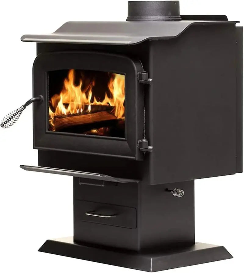 Ashley Hearth AW1120E-P — 1200 Sq. Ft. Pedestal Wood-Burning Stove