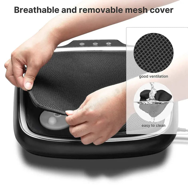 RENPHO Foot Massager with Heat, Shiatsu Heated Electric Foot Massager