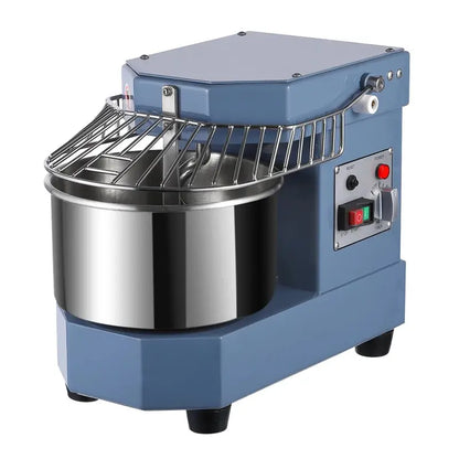 8-Quart Commercial Food Mixer  450W Dual-Arm Kneading, Stainless Steel Bowl, Safety Shield & Programmable Timer