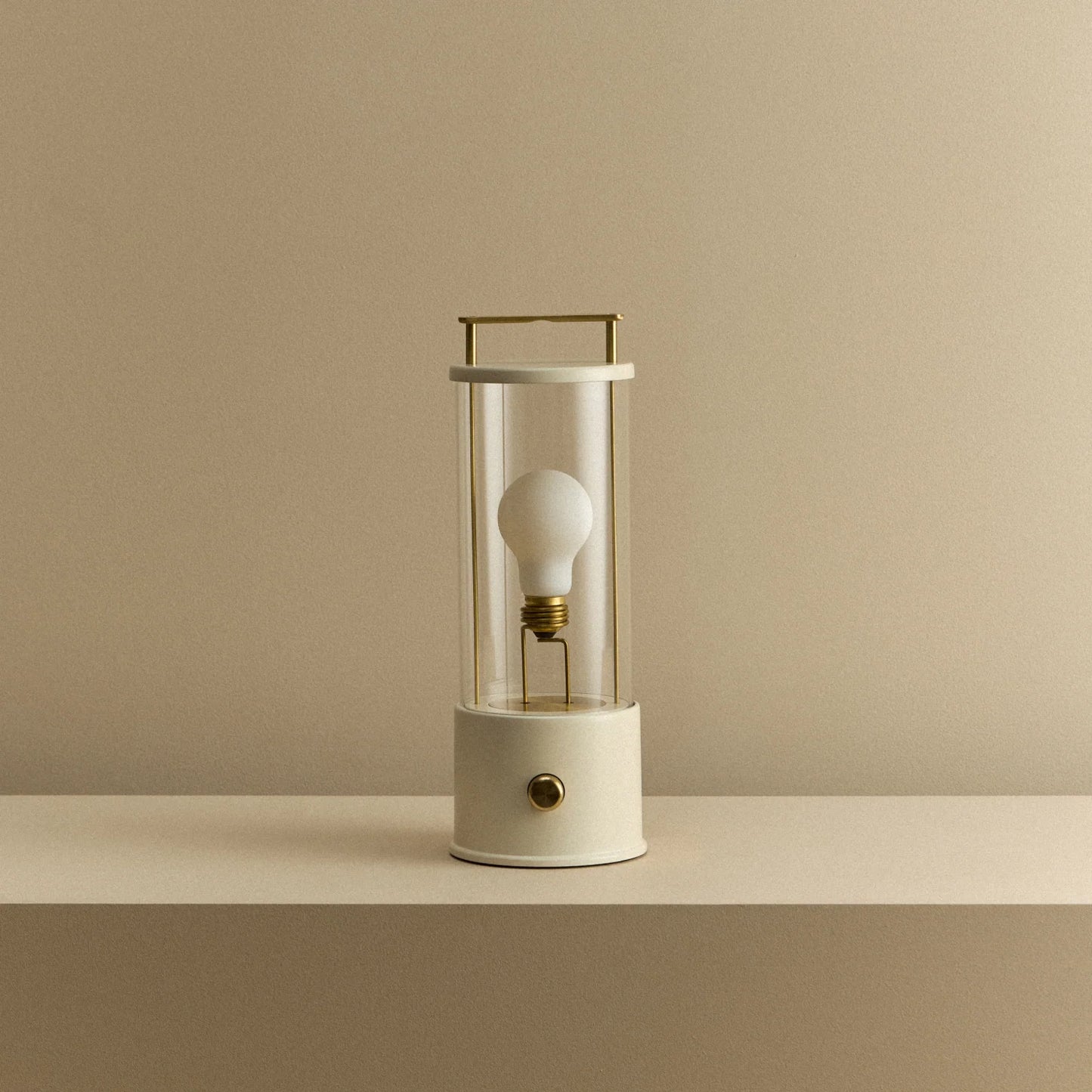 The Muse 2.0 Portable Lamp in Candlenut White