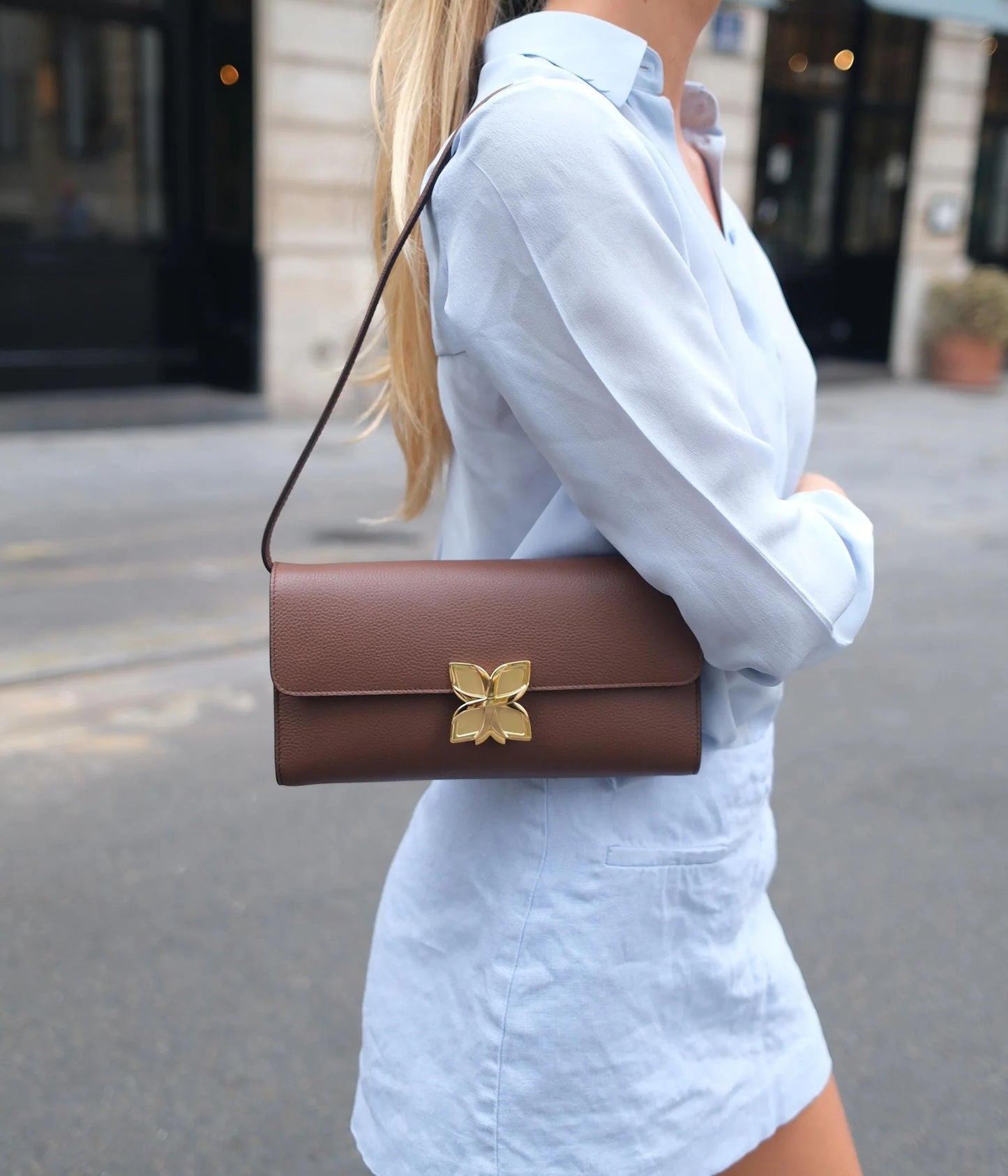 Hortensia Clutch | Tiramisu