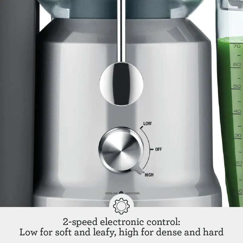 Breville BJE430SIL Juice Fountain Cold  Centrifugal Juicer with Cold Spin Technology