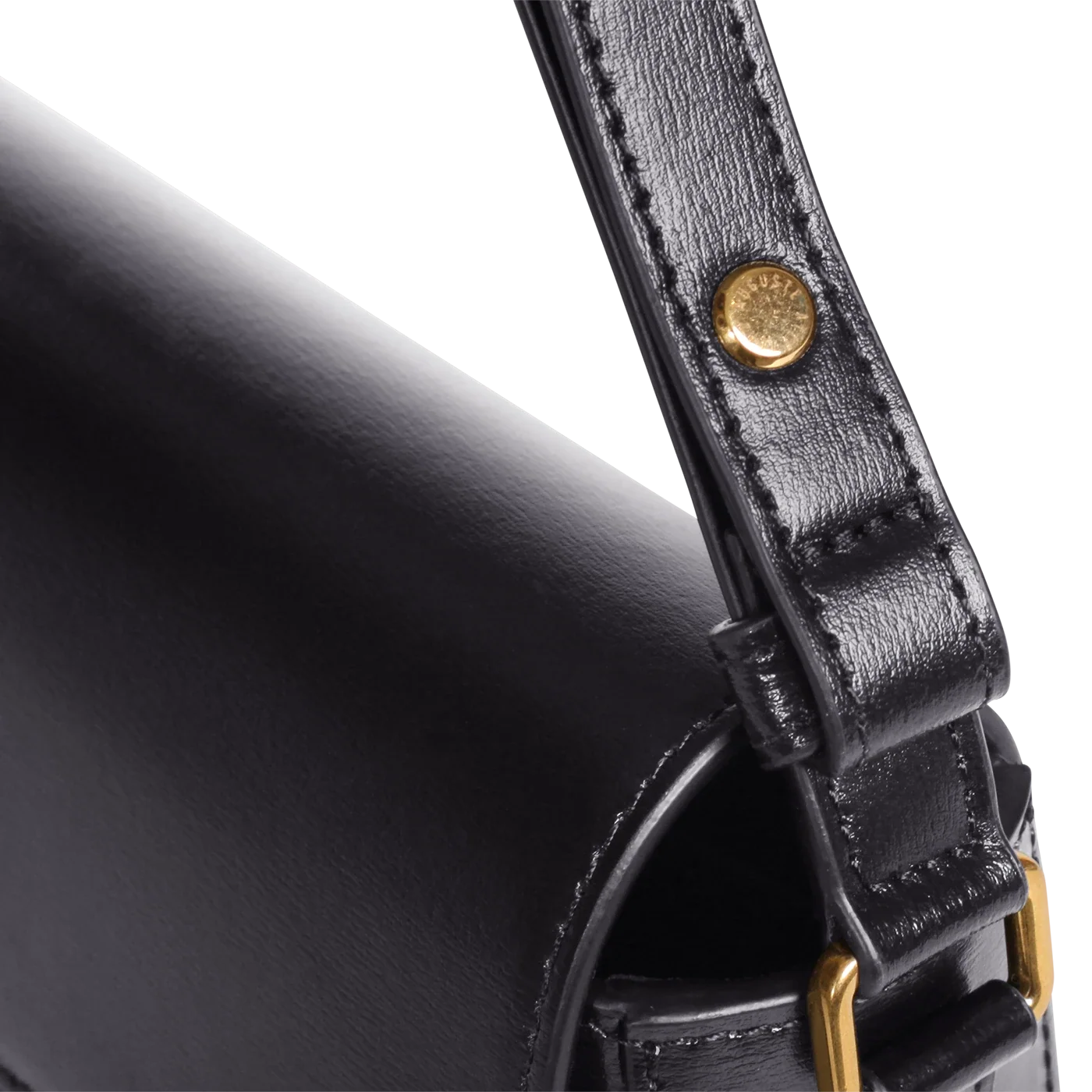 Monceau Baguette - Cuir Box Noir